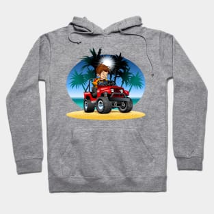 Cartoon jeep Hoodie